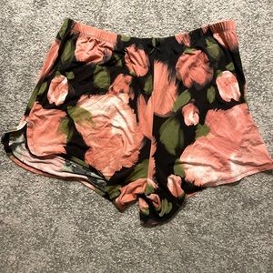Knix modal lace trim sleep shorts in Flora Splendor pattern XXL